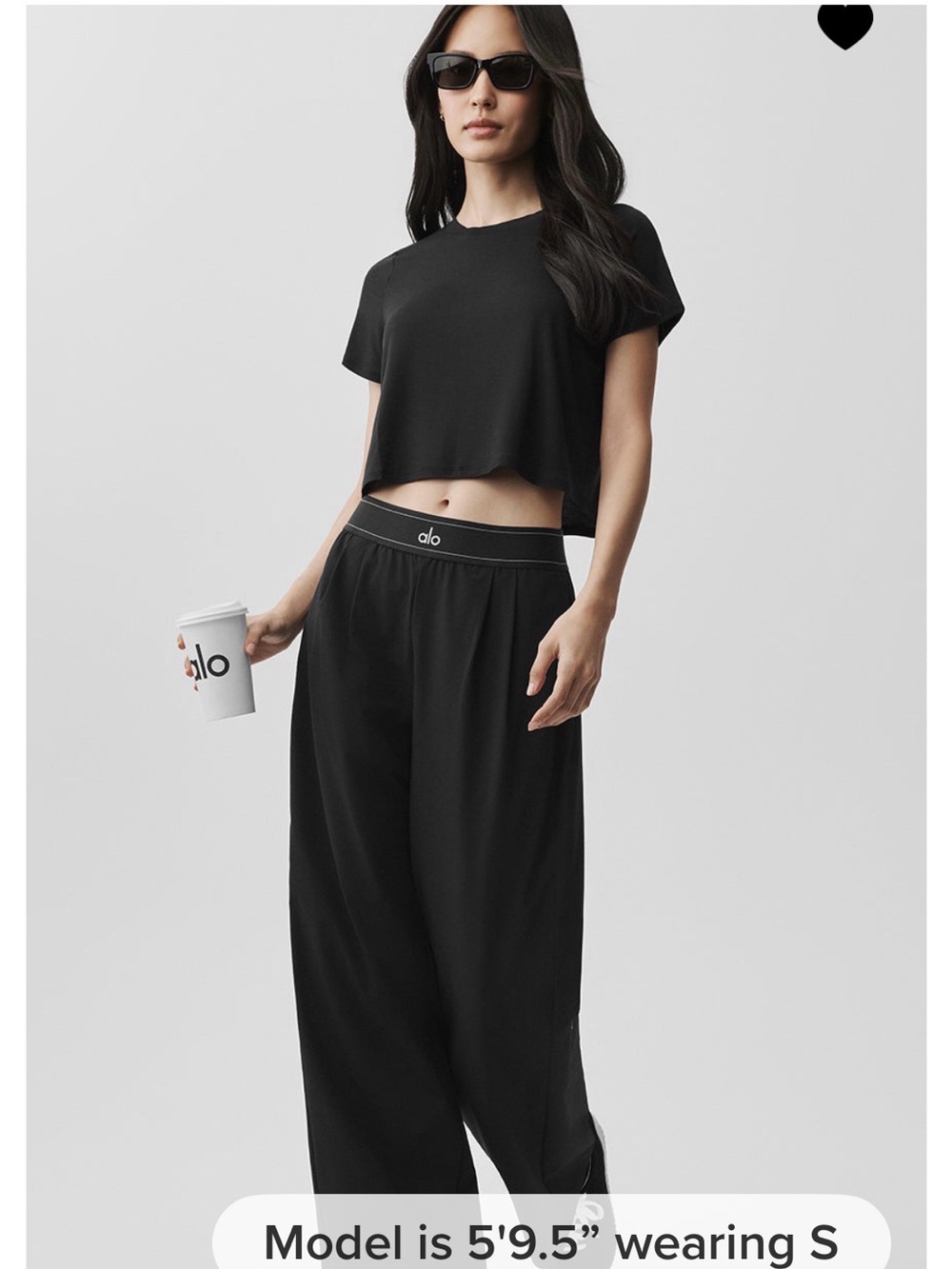 ALO Suit Up Trouser Pants with Logo Waistband